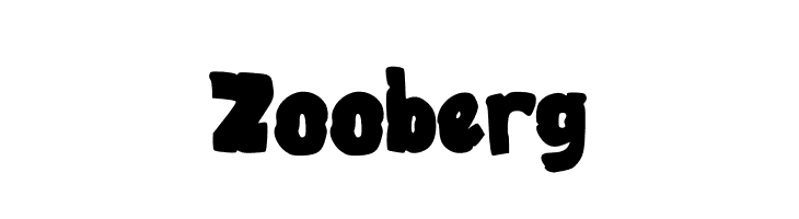 Zooberg  Frei Schriftart Herunterladen