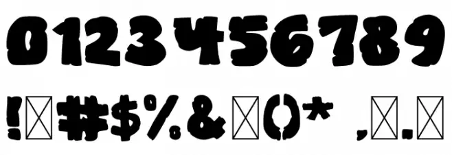 Zooberg Font OTHER CHARS