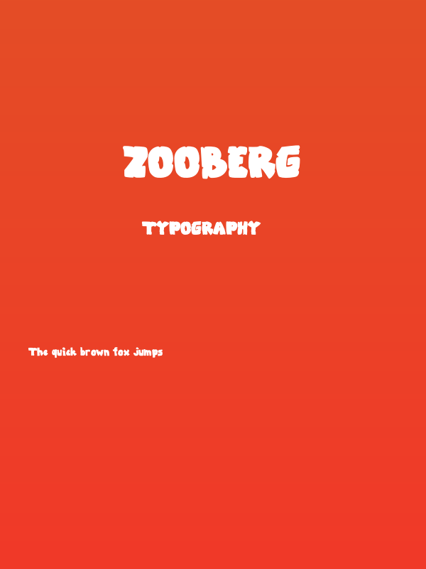 Zooberg Poster