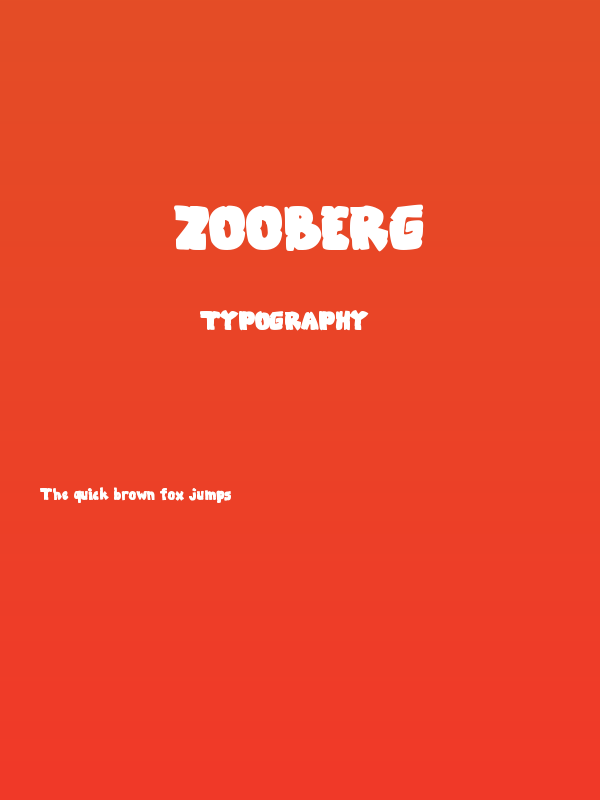 Zooberg Poster