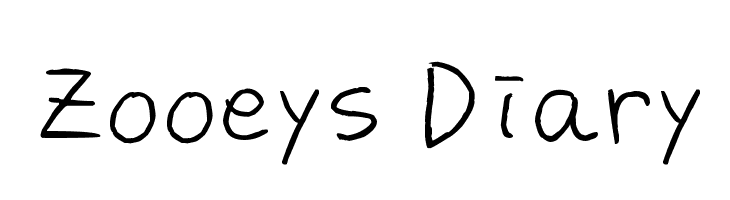 Zooeys Diary Font