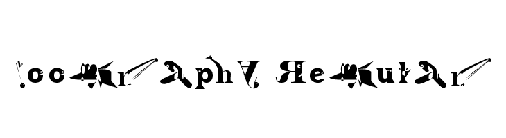 Zoography Regular  Free Fonts Download