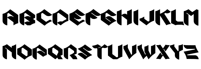 Zook Font LOWERCASE