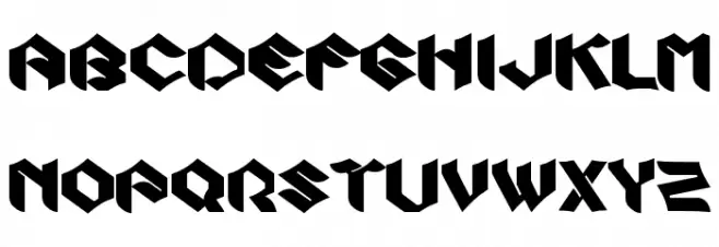 Zook फ़ॉन्ट लोअरकेस