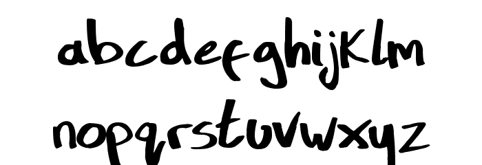 Zool Lives Font LOWERCASE