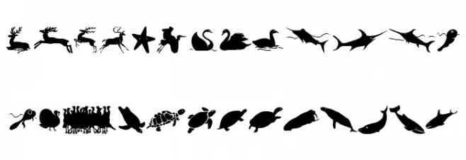 ZooloVectoriA Fonte MAIÚSCULAS