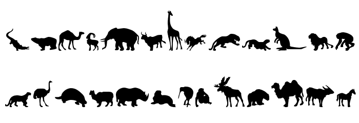 Zoologic Font LOWERCASE