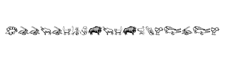 ZoologicalGardenOne  Free Fonts Download
