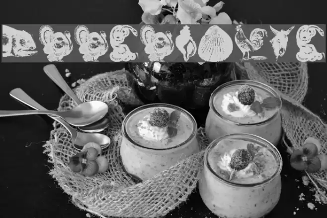 Zoological Font examples