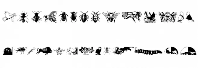 Zoology Font UPPERCASE