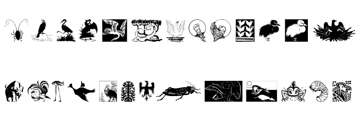 Zoology Font LOWERCASE