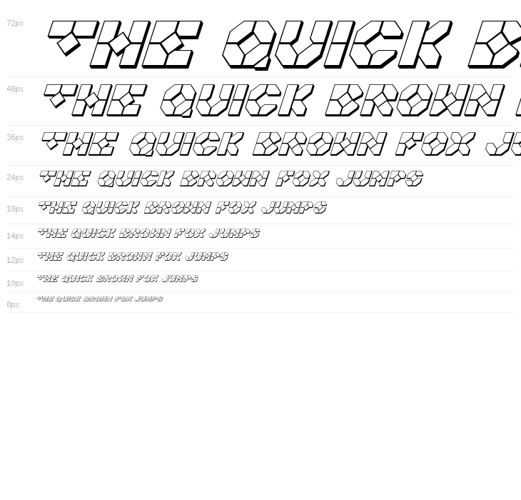 Zoom Runner 3D Italic Waterfall