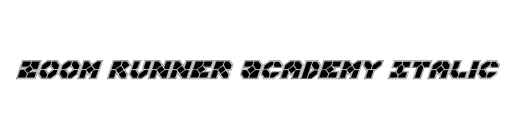 Zoom Runner Academy Italic  Frei Schriftart Herunterladen