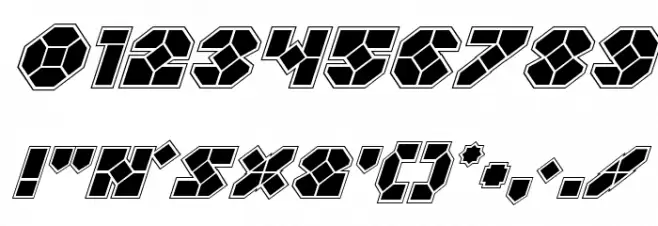 Zoom Runner Academy Italic Font OTHER CHARS