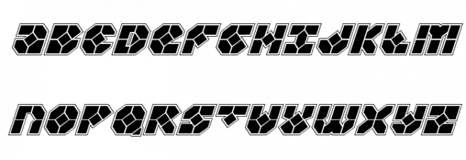 Zoom Runner Academy Italic Polices MAJUSCULES
