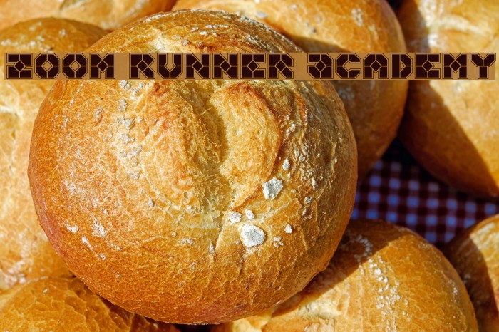 Zoom Runner Academy Font examples