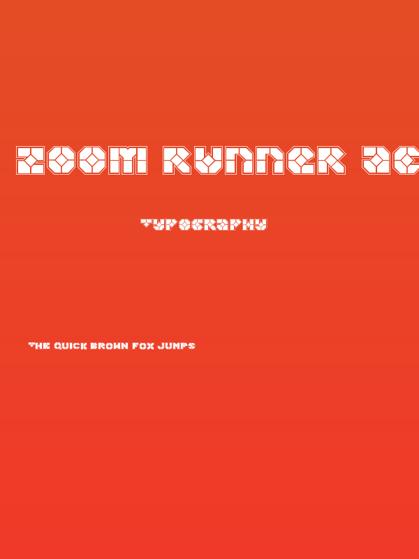 Zoom Runner Academy Poster