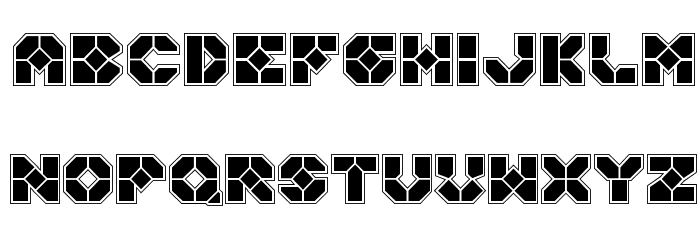 Zoom Runner Academy Font LOWERCASE