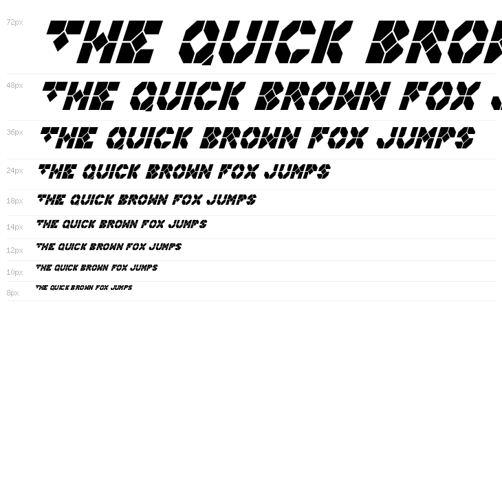 Zoom Runner Condensed Italic Waterfall