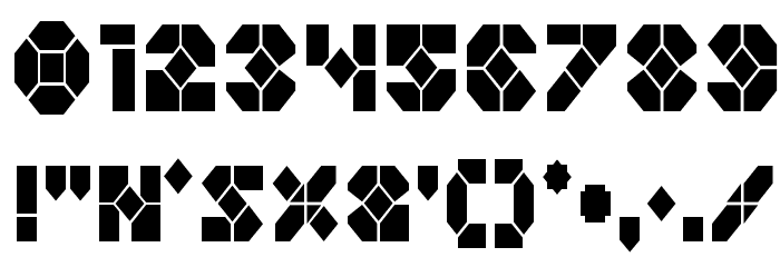 Zoom Runner Condensed Font OTHER CHARS