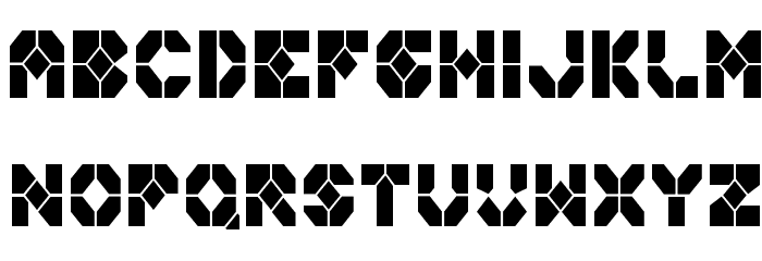 Zoom Runner Condensed Font LOWERCASE