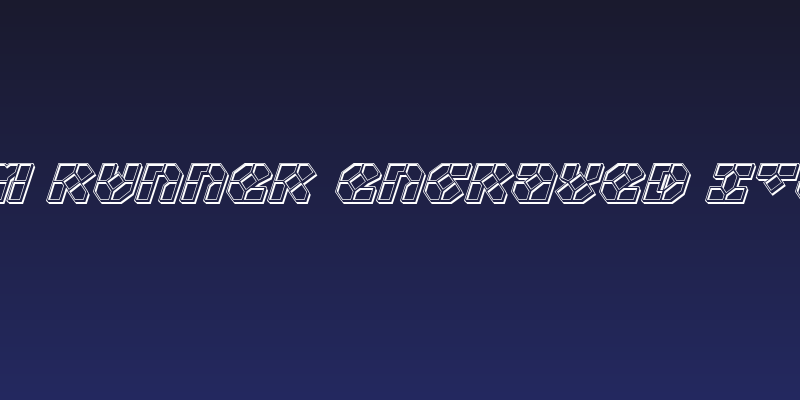 Zoom Runner Engraved Italic Social Header