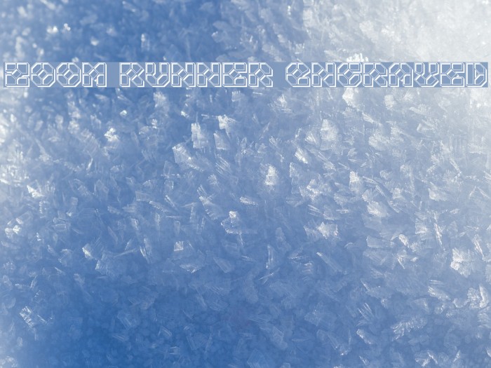 Zoom Runner Engraved Example 1