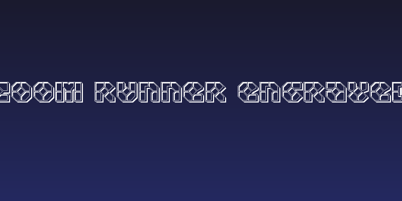 Zoom Runner Engraved Social Header