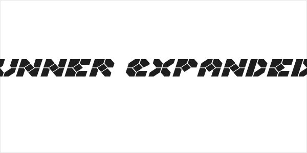 Zoom Runner Expanded Italic Logo