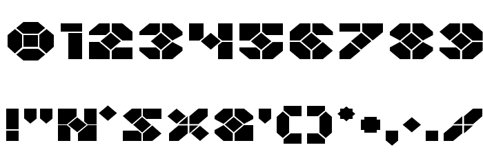 Zoom Runner Expanded Font OTHER CHARS