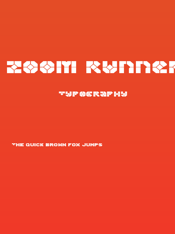 Zoom Runner Expanded Poster