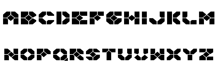 Zoom Runner Expanded Font LOWERCASE