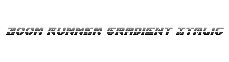 Zoom Runner Gradient Italic  नि: शुल्क फ़ॉन्ट्स डाउनलोड