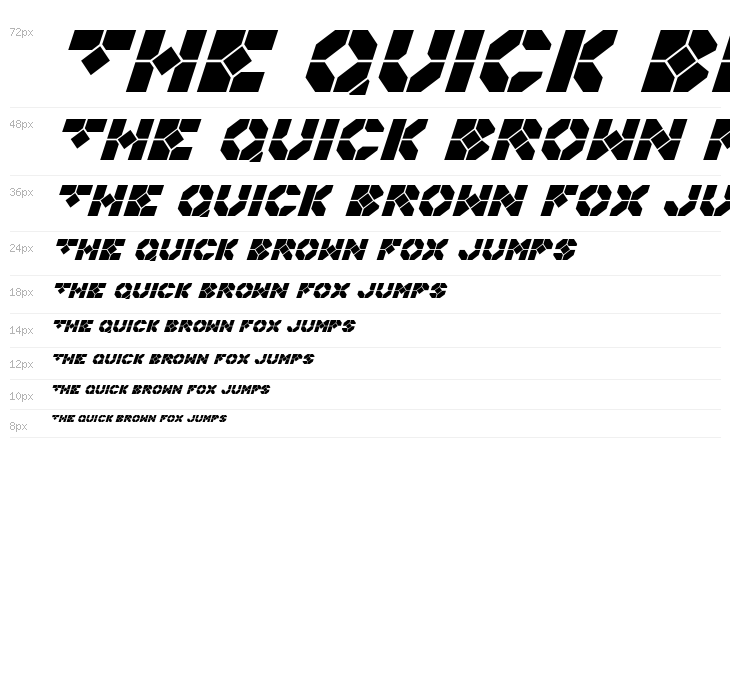 Zoom Runner Italic Waterfall