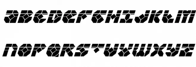 Zoom Runner Laser Italic Polices MAJUSCULES