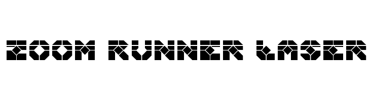 Zoom Runner Laser  les polices de caractères gratuit tlcharger