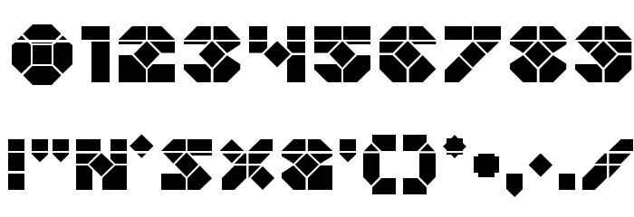 Zoom Runner Laser Font OTHER CHARS