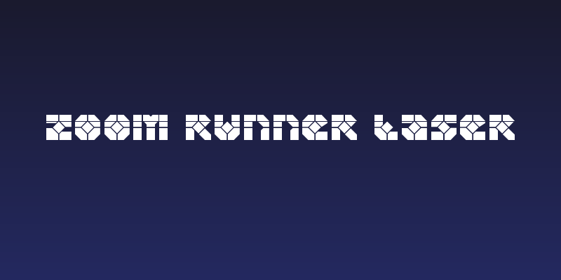 Zoom Runner Laser Social Header