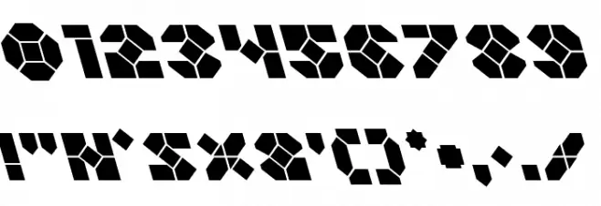 Zoom Runner Leftalic Schriftart Anderer Schreiben