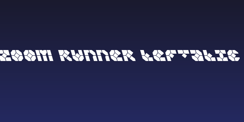 Zoom Runner Leftalic Social Header
