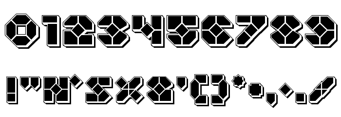 Zoom Runner Punch Font OTHER CHARS