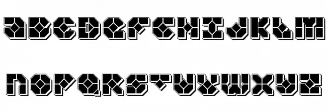 Zoom Runner Punch Schriftart Groß