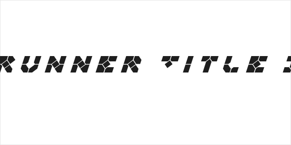 Zoom Runner Title Italic Logo