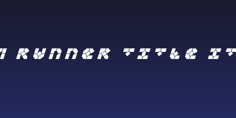 Zoom Runner Title Italic Social Header