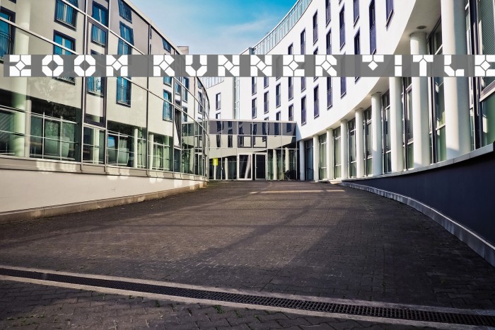 Zoom Runner Title Example 3