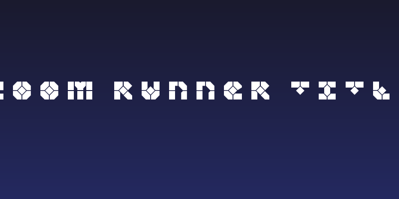 Zoom Runner Title Social Header