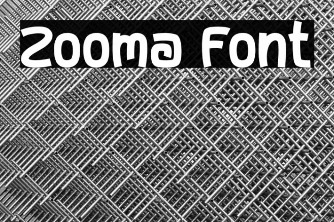 Zooma Font examples