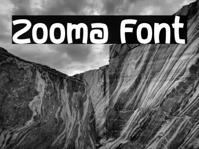 Zooma Font examples