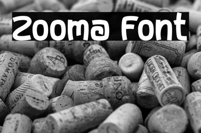Zooma Font examples
