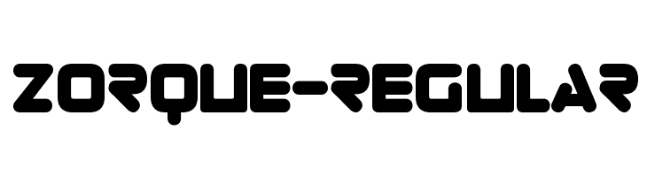 Zorque-Regular  Fuentes Gratis Descargar